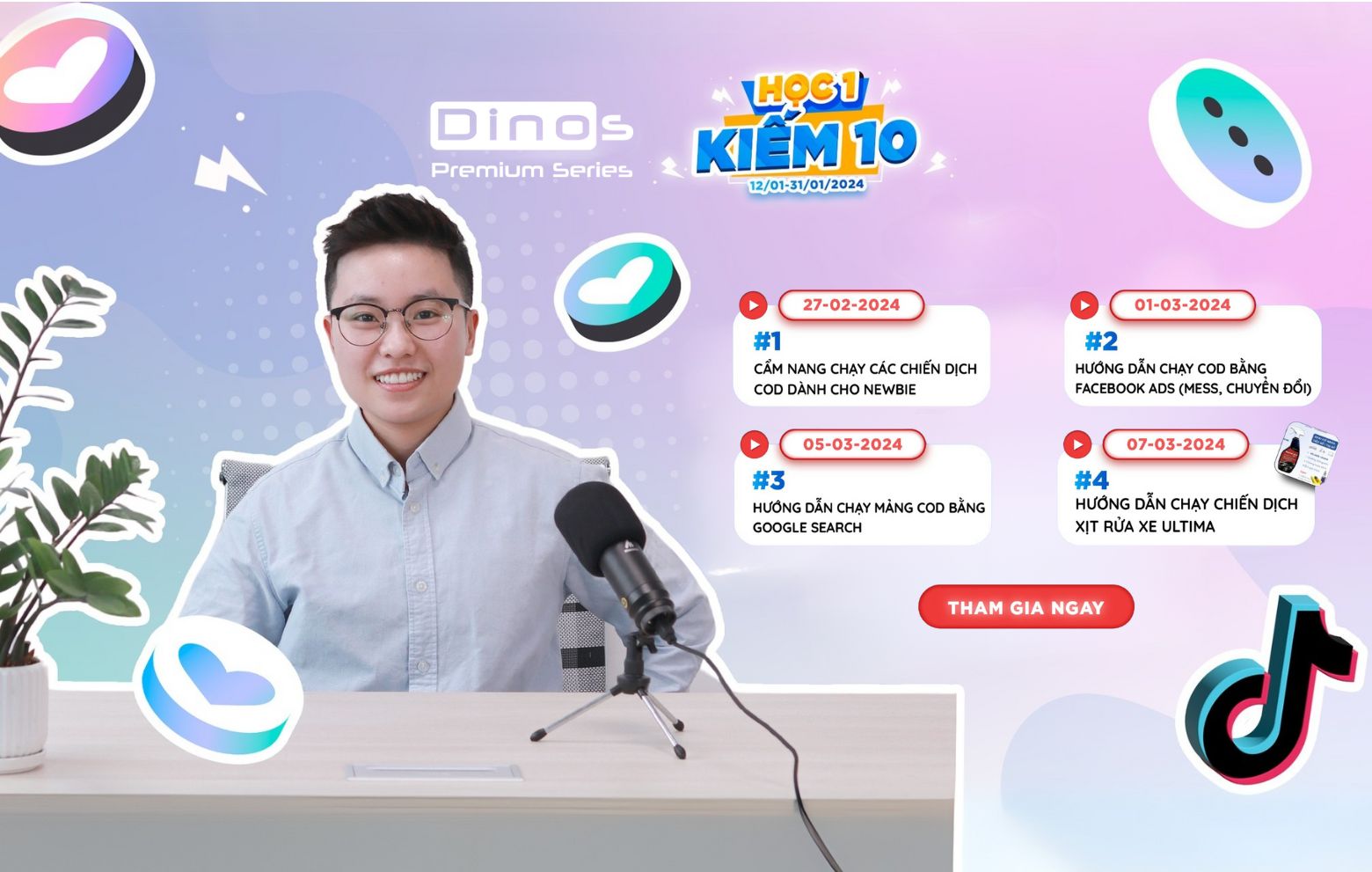 Học 1 kiếm 10 - Video series hướng dẫn chạy Affiliate hiệu quả dành cho newbie