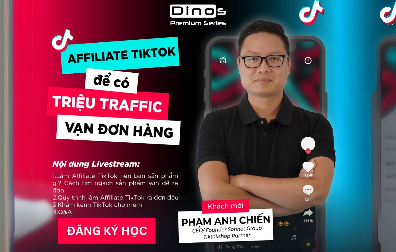 Bí mật làm Affiliate TikTok Shop: Triệu traffic - Vạn đơn hàng