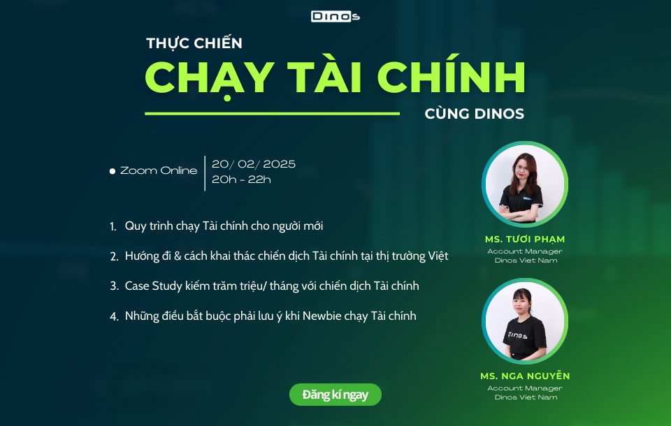 Cách chạy Affiliate tài chính hiệu quả cùng Dinos